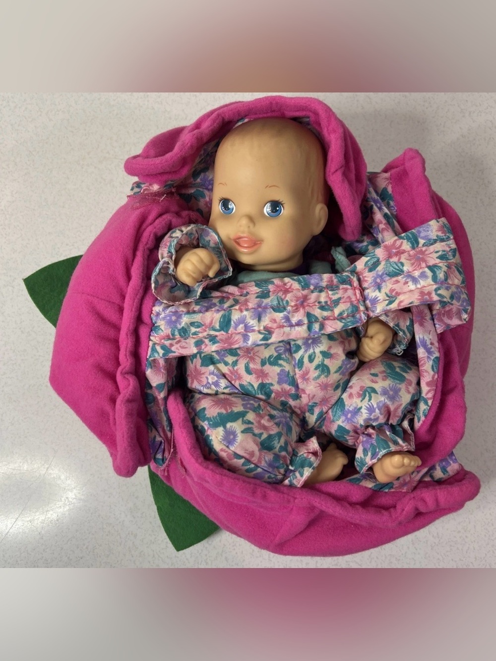 Vintage Kinder Garden Baby 2000 Pink Flowerbed Rare